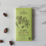 Café Tasse – Tablette Chocolat Lait Praliné, Pistache & Sel